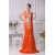 Elegant Silk like Satin Sleeveless V-Neck Mermaid/Trumpet Prom/Formal Evening Dresses 02020320