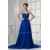 A-Line Sweetheart Long Blue Chiffon Prom/Formal Evening Dresses Maternity Dresses 02020322