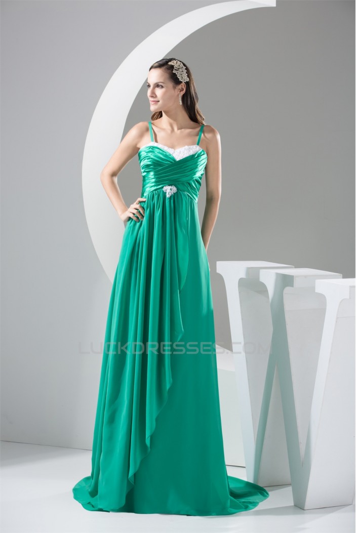 A-Line Beading Applique Long Prom/Formal Evening Dresses 02020323