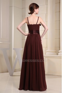 A-Line Square Floor-Length Handmade Flowers Prom/Formal Evening Dresses 02020327