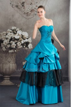 Ball Gown Beading Floor-Length Prom/Formal Evening Dresses 02020333