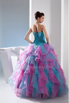 Ball Gown Strapless Beading Prom/Formal Evening Dresses 02020337