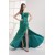 Sleeveless Brush Sweep Train Silk like Satin Prom/Formal Evening Dresses 02020346