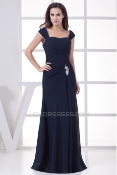 Sheath/Column Chiffon Long Prom/Formal Evening Mother of The Bride Dresses 02020354
