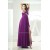 A-Line One-Shoulder Sleeveless Floor-Length Purple Prom/Formal Evening Maternity Dresses 02020359