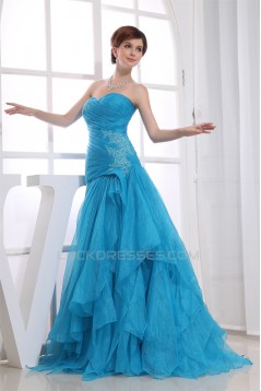 A-Line Floor-Length Ruched Sweetheart Prom/Formal Evening Dresses 02020364