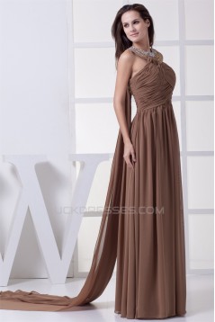 Sheath/Column Sleeveless Floor-Length Beading Prom/Formal Evening Dresses 02020366