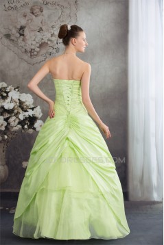 Ball Gown Sweetheart Handmade Flowers Prom/Formal Evening Dresses 02020388