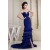 Long Blue Sweetheart Ruffles Chiffon Prom/Formal Evening Dresses 02020389