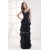 Sheath/Column Spaghetti Straps Cascading Ruffles Long Prom Evening Formal Dresses 02020394