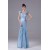 Mermaid/Trumpet Square Silk like Satin Long Prom Evening Formal Dresses 02020399