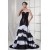 Strapless Sleeveless A-Line Ruched Brush Sweep Train Prom/Formal Evening Dresses 02020410