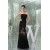 Elegant Strapless Sleeveless Floor-Length Chiffon Lace Long Black Prom/Formal Evening Dresses 02020411