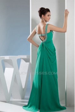 Sheath/Column Straps Chiffon Prom/Formal Evening Dresses 02020416