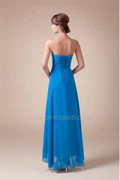 A-Line Sweetheart Beading Sleeveless Chiffon Formal Evening Bridesmaid Maternity Dresses 02020427