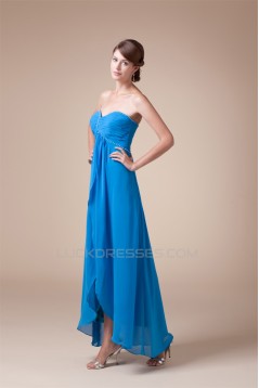 A-Line Sweetheart Beading Sleeveless Chiffon Formal Evening Bridesmaid Maternity Dresses 02020427