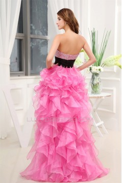 High Low Strapless Beading Prom/Formal Evening Dresses 02020436