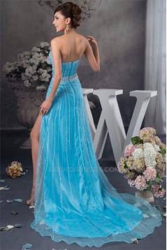 Brush Sweep Train Beading Sleeveless Sheath/Column Prom/Formal Evening Dresses 02020490