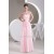 Chiffon Floor-Length Sheer Sleeveless Sheath/Column  Prom Evening Formal Dresses 02020503