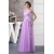 Floor-Length Straps Beading Fine Netting Long Purple Prom/Formal Evening Dresses 02020526