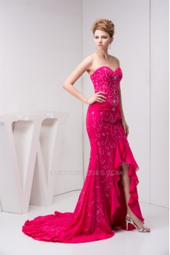 Mermaid/Trumpet Beading Sleeveless Sweetheart Prom/Formal Evening Dresses 02020535
