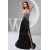 A-Line Sweetheart Brush Sweep Train Long Black Prom/Formal Evening Dresses 02020549