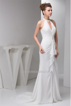 Trumpet/Mermaid Chiffon Pleats Prom/Formal Evening Dresses 02020558