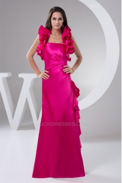 Sheath/Column Halter Floor-Length Pleats Prom/Formal Evening Dresses 02020560