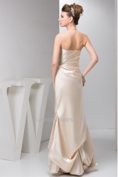 Sheath/Column Ruffles Floor-Length Sleeveless Prom/Formal Evening Dresses 02020562