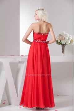 Sleeveless A-Line Ankle-Length Sweetheart Prom Evening Party Dresses 02020569