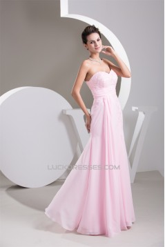 Sleeveless Chiffon Sweetheart Sheath/Column Prom/Formal Evening Dresses 02020580