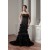 Sleeveless Handmade Flowers Brush Sweep Train Prom/Formal Evening Dresses 02020585
