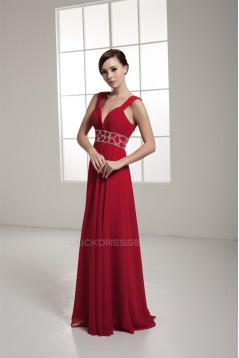 Straps Sleeveless Floor-Length Prom Evening Formal Dresses 02020595