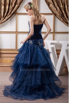 Sweetheart Mermaid/Trumpet Brush Sweep Train Prom/Formal Evening Dresses 02020598