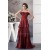 Taffeta Sleeveless Brush Sweep Train Scalloped Prom/Formal Evening Dresses 02020601