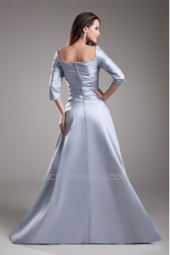 A-Line 3/4 Length Floor-Length Taffeta Square Prom/Formal Evening Dresses 02020607