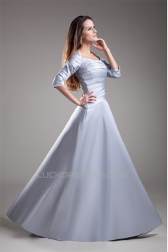 A-Line 3/4 Length Floor-Length Taffeta Square Prom/Formal Evening Dresses 02020607