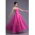 A-Line Beading Organza Elastic Woven Satin Prom/Formal Evening Dresses 02020610