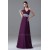 A-Line Chiffon Brush Sweep Train Prom/Formal Evening Dresses 02020612