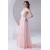 A-Line Strapless Beaded Long Pink Prom Evening Formal Bridesmaid Dresses 02020613
