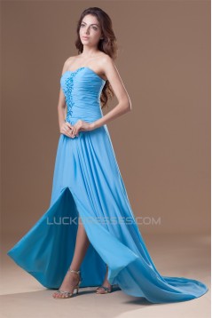 A-Line Chiffon Sleeveless Prom/Formal Evening Dresses 02020618