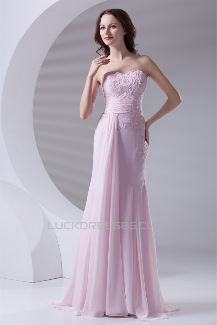 Trumpet/Mermaid Chiffon Elastic Woven Satin Prom/Formal Evening Dresses 02020628