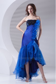 Asymmetrical A-Line Strapless Sleeveless Prom/Formal Evening Dresses 02020646