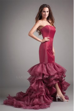 Asymmetrical Ruffles Sweetheart Organza Prom/Formal Evening Dresses 02020647