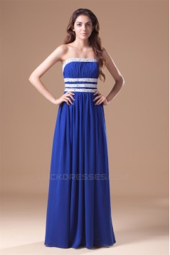 Beading Chiffon Silk like Satin Floor-Length Prom/Formal Evening Dresses 02020656