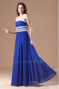 Beading Chiffon Silk like Satin Floor-Length Prom/Formal Evening Dresses 02020656