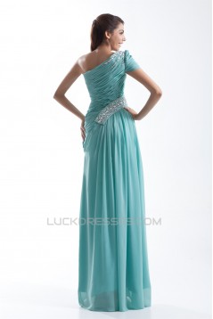 Beading Sheath/Column One-Shoulder Floor-Length Prom/Formal Evening Dresses 02020667
