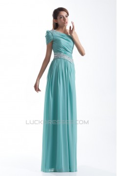 Beading Sheath/Column One-Shoulder Floor-Length Prom/Formal Evening Dresses 02020667