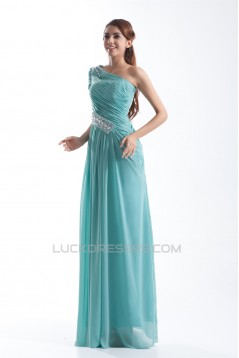 Beading Sheath/Column One-Shoulder Floor-Length Prom/Formal Evening Dresses 02020667
