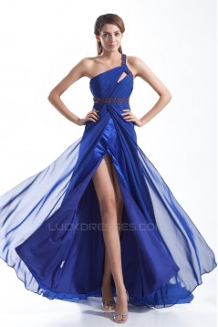 Beading Sheath/Column Sleeveless One-Shoulder Prom/Formal Evening Dresses 02020669